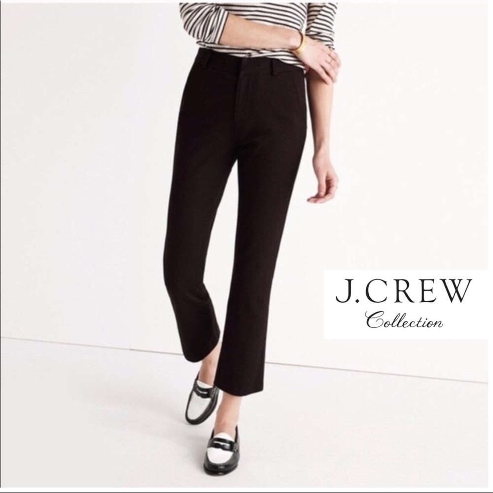 NEW J Crew Black Stretch Crop Busines…